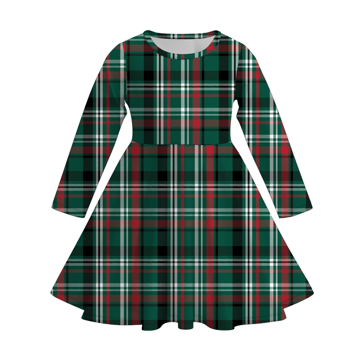 Christmas vibe All-Over Print twirl Dresses for girls