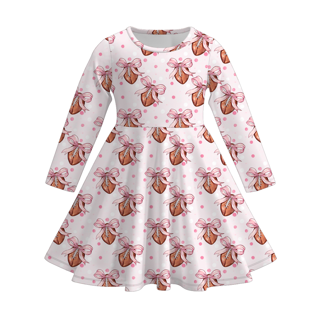 Football team Jersey twirl Dress for girls