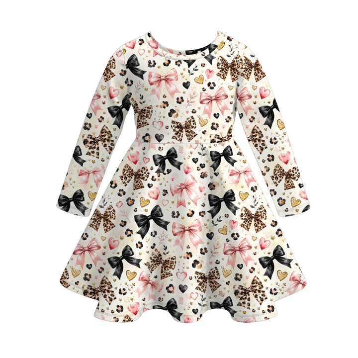 Christmas vibe All-Over Printed Twirl Dress