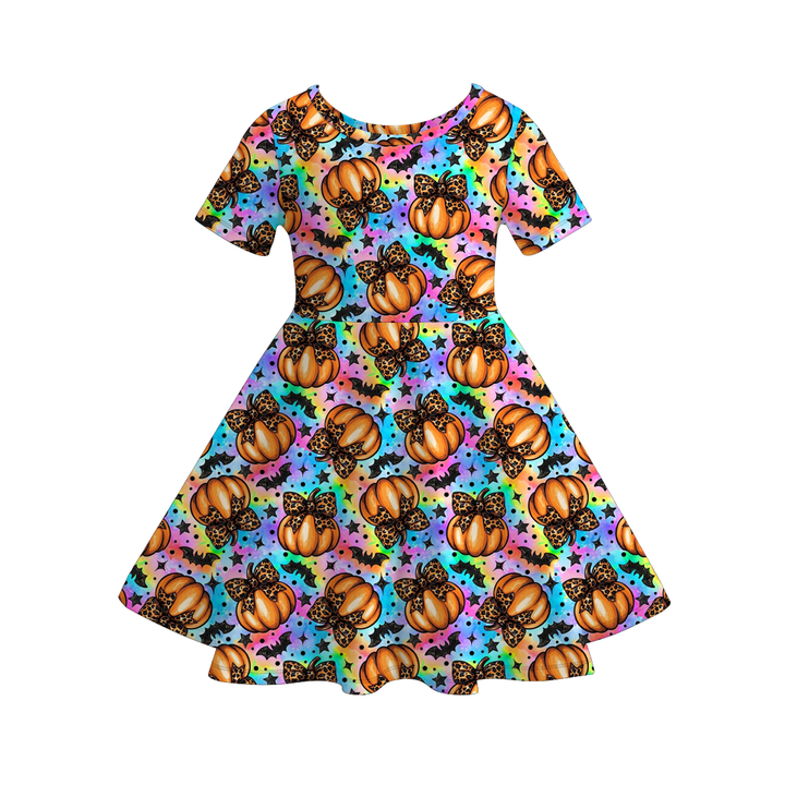 Halloween All-Over Printed Twirl Dress