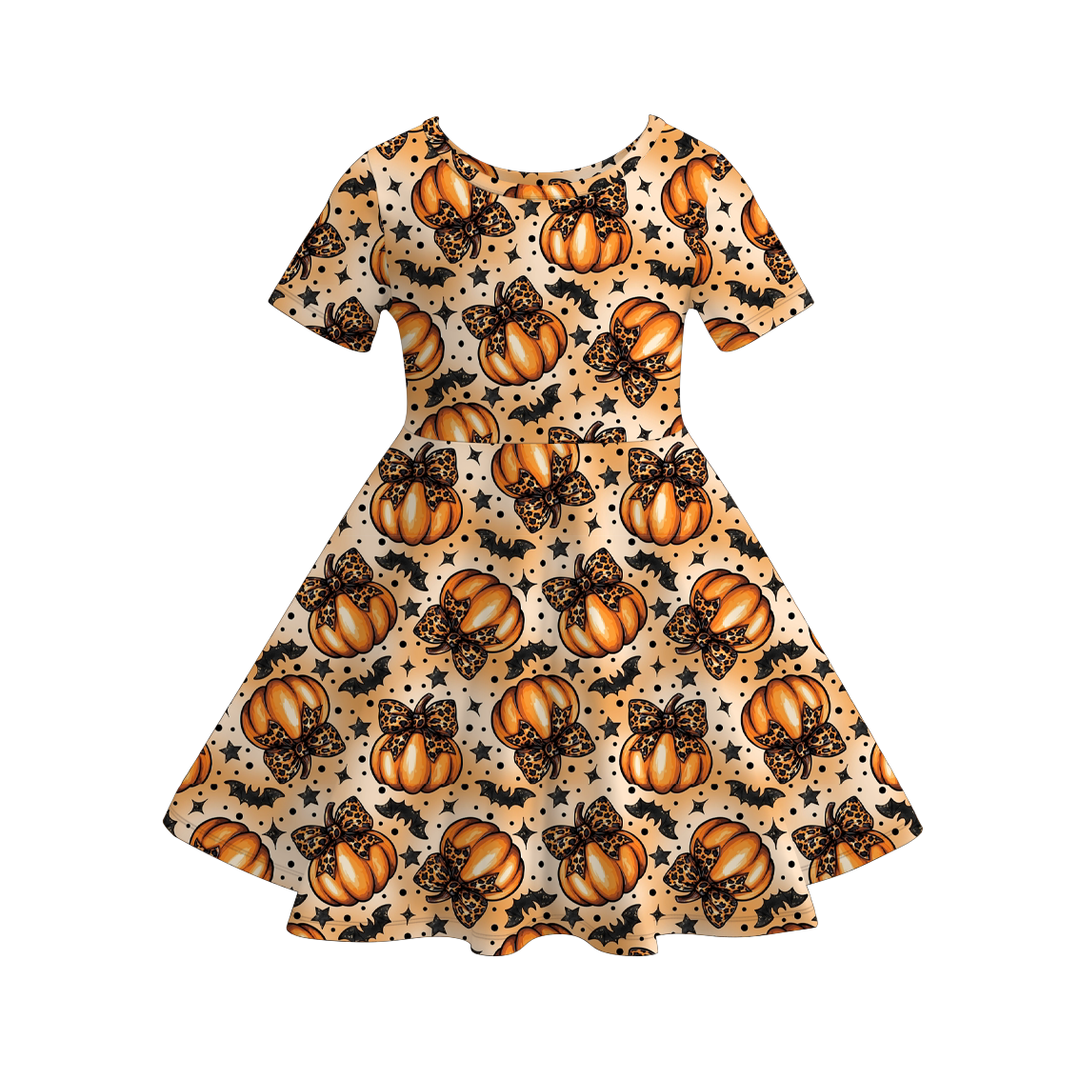 Halloween All-Over Printed Twirl Dress