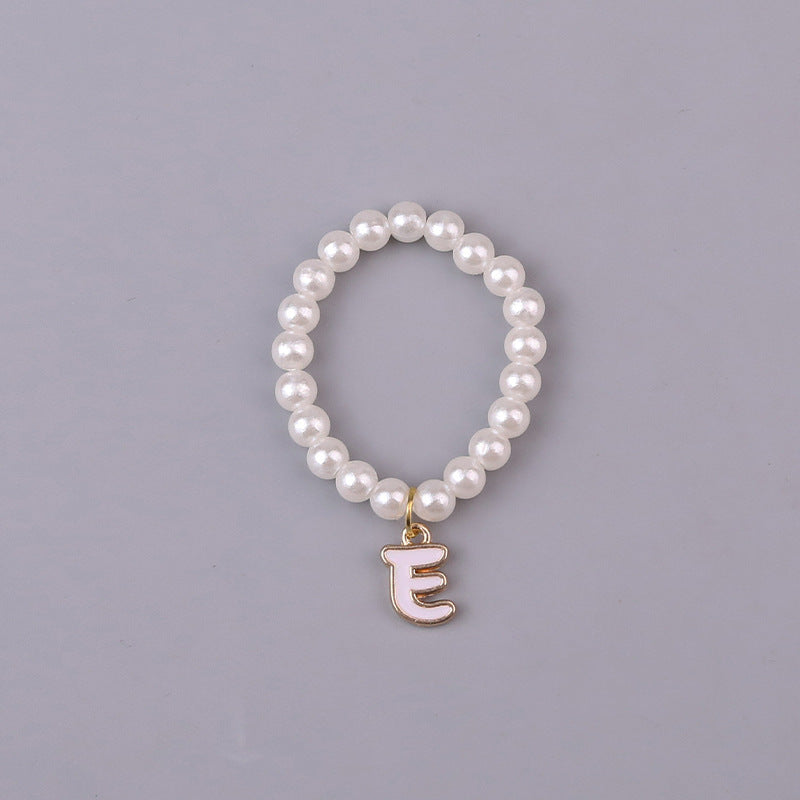 10cm dolls Letter Pearl Necklace dolls accessory