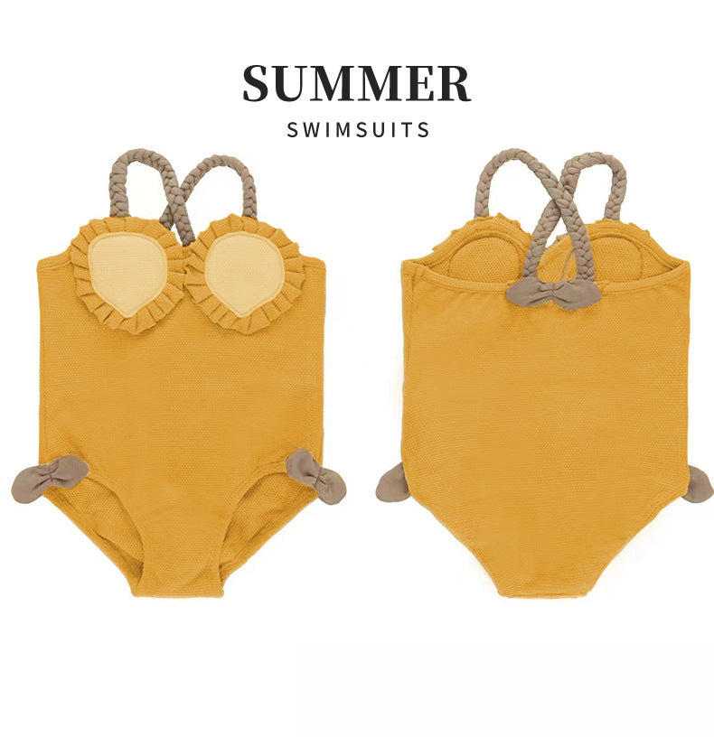 Fruit shape cute swimsuit for girls