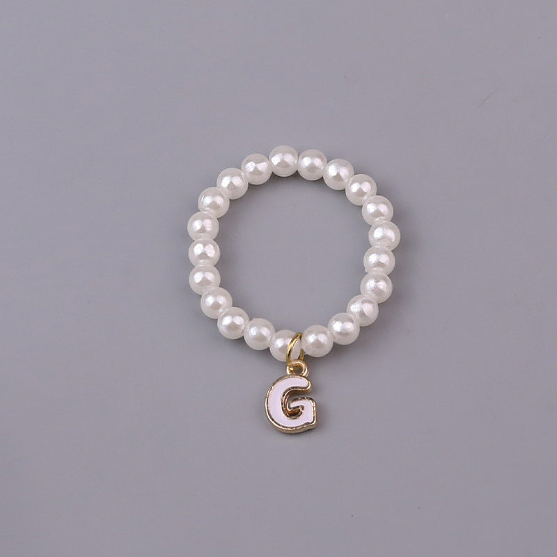 10cm dolls Letter Pearl Necklace dolls accessory