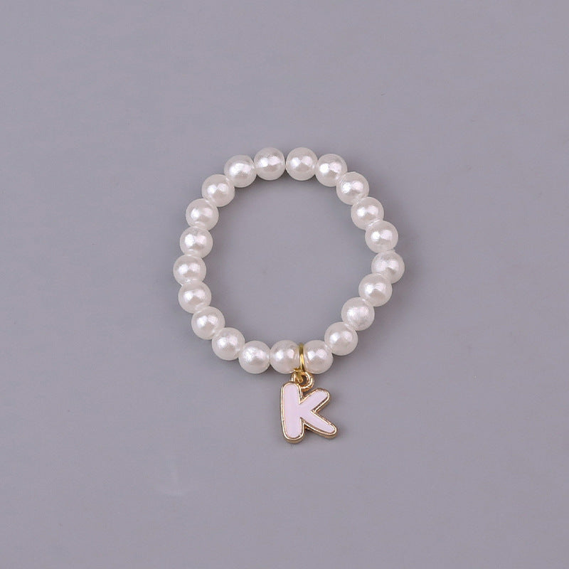 10cm dolls Letter Pearl Necklace dolls accessory