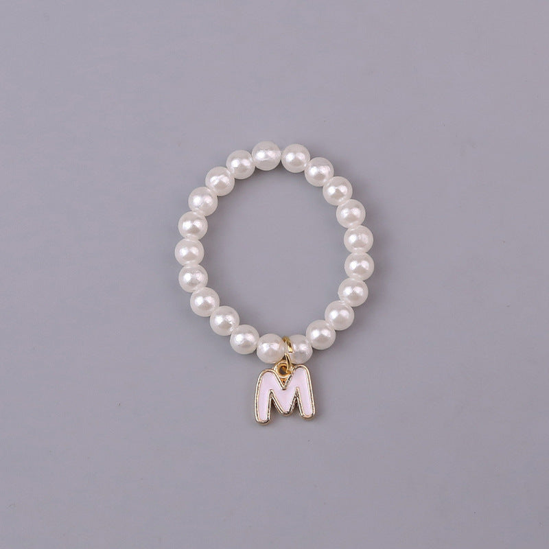 10cm dolls Letter Pearl Necklace dolls accessory