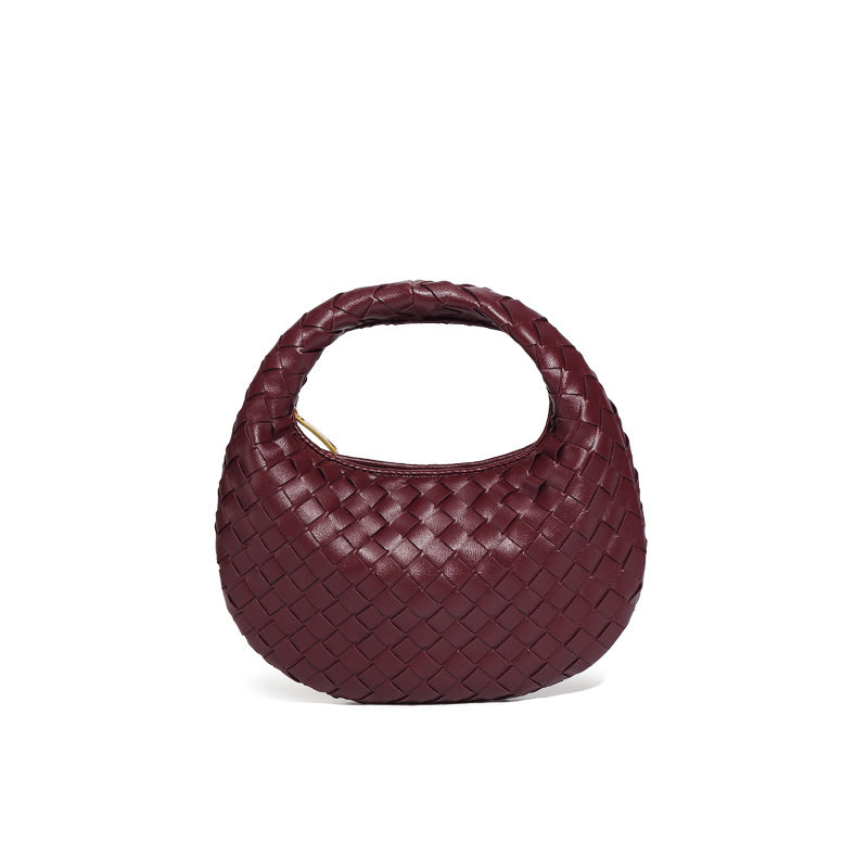 Mini Woven leather Tote bag for women