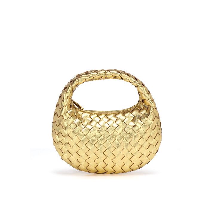 Mini Woven leather Tote bag for women