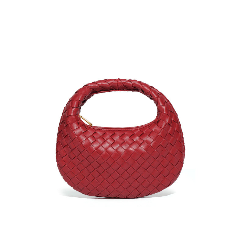 Mini Woven leather Tote bag for women