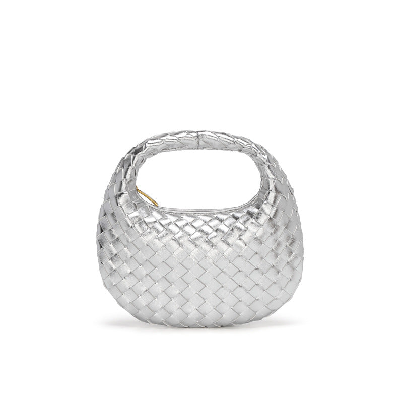 Mini Woven leather Tote bag for women