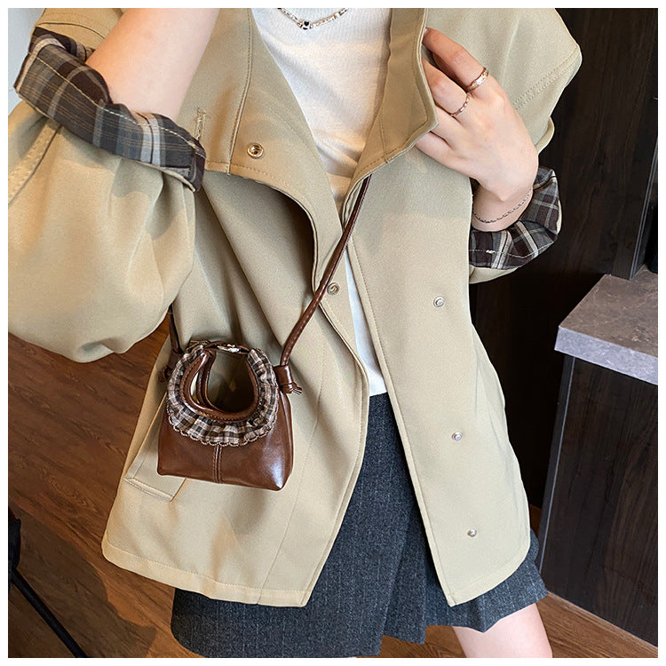 Ruffle Lace mini Handbag Crossbody Bag