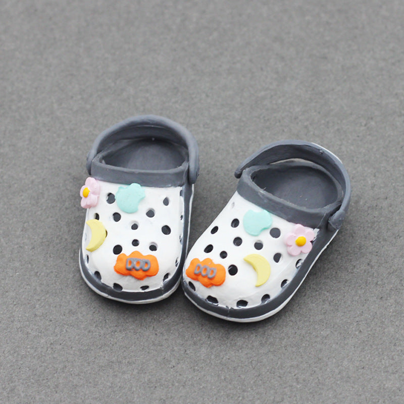 Labubu Beach Crocs doll shoes for summer