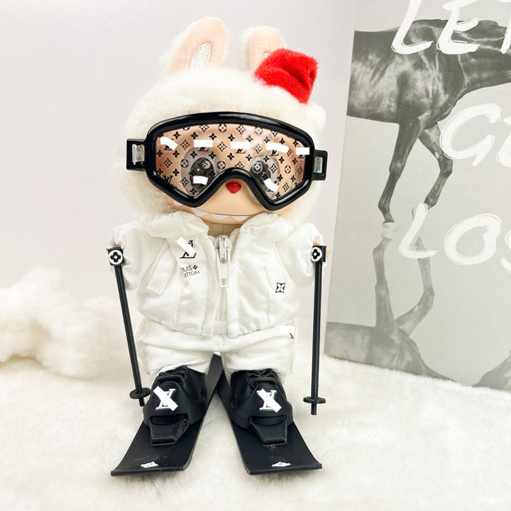 Labubu luxury ski wear snowboard 4pcs set