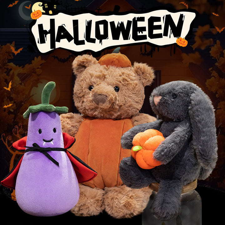 Halloween pumpkin plush dolls Halloween gift