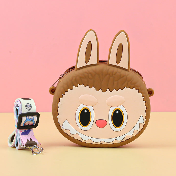 Labubu cute silicone crossbody bag labubu gift