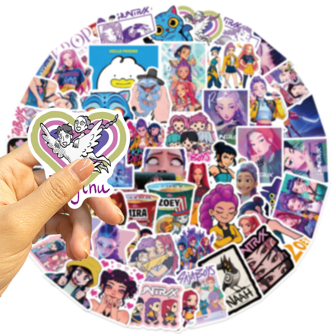 KDH K-pop inspired Waterproof Stickers Pack of 60