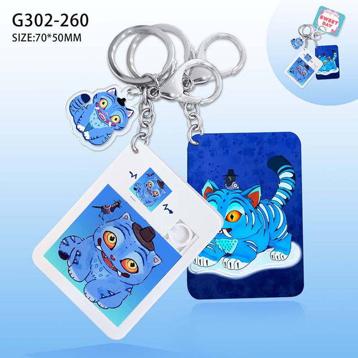 KPop Demon Hunters HUNTR/X Slide Puzzle keychain