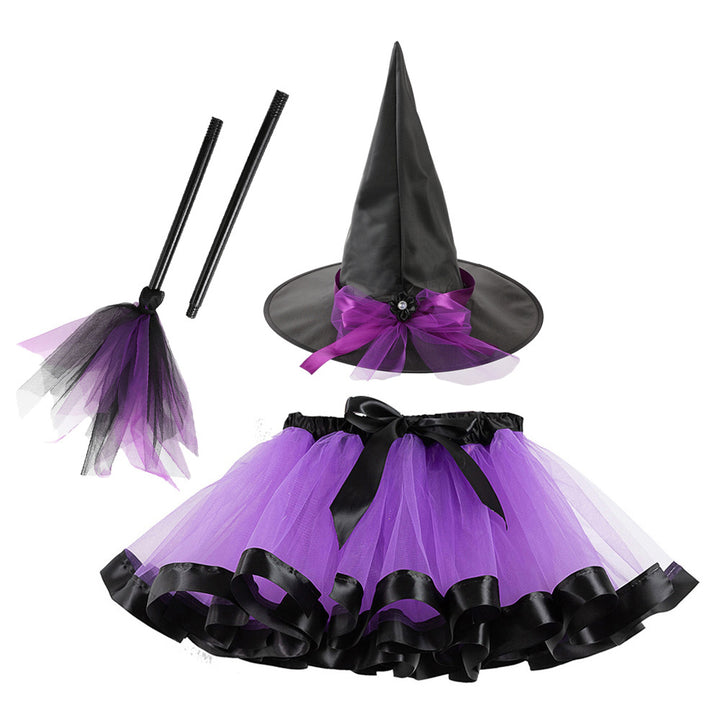 Halloween little devil mesh tutu skirt Halloween costumes