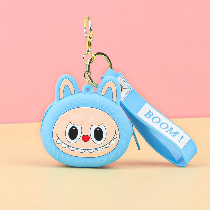 Labubu cute key chain coin purse labubu gift