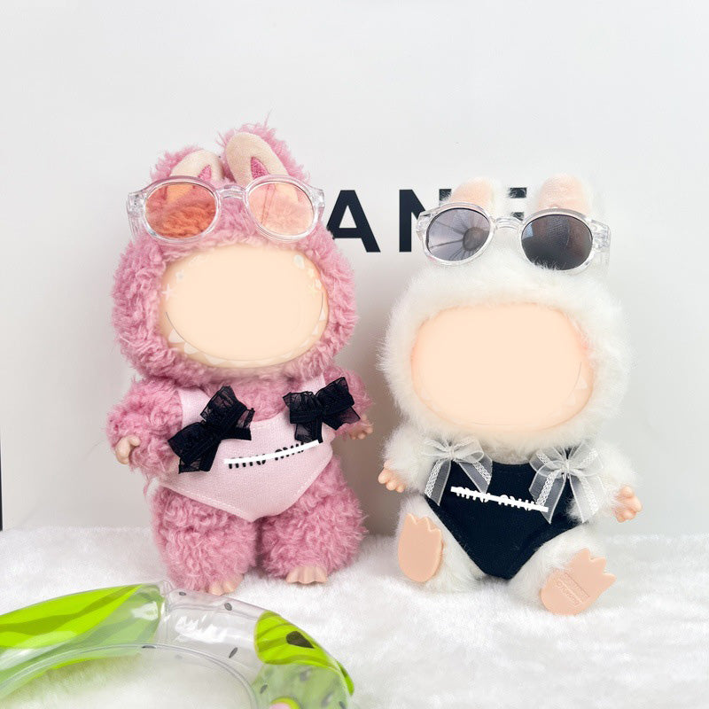 Labubu swimsuit&sunglasses 2pcs set