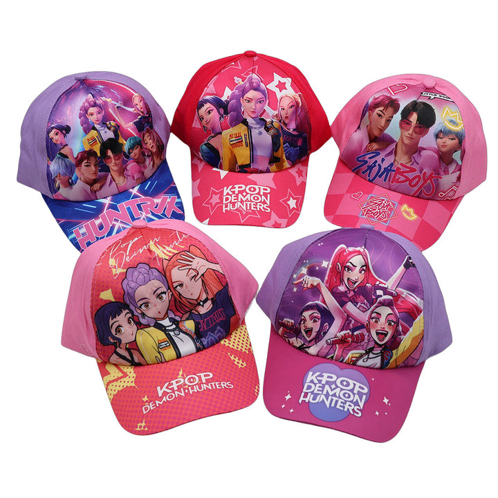 KDH K-pop inspired printed baseball cap for kids
