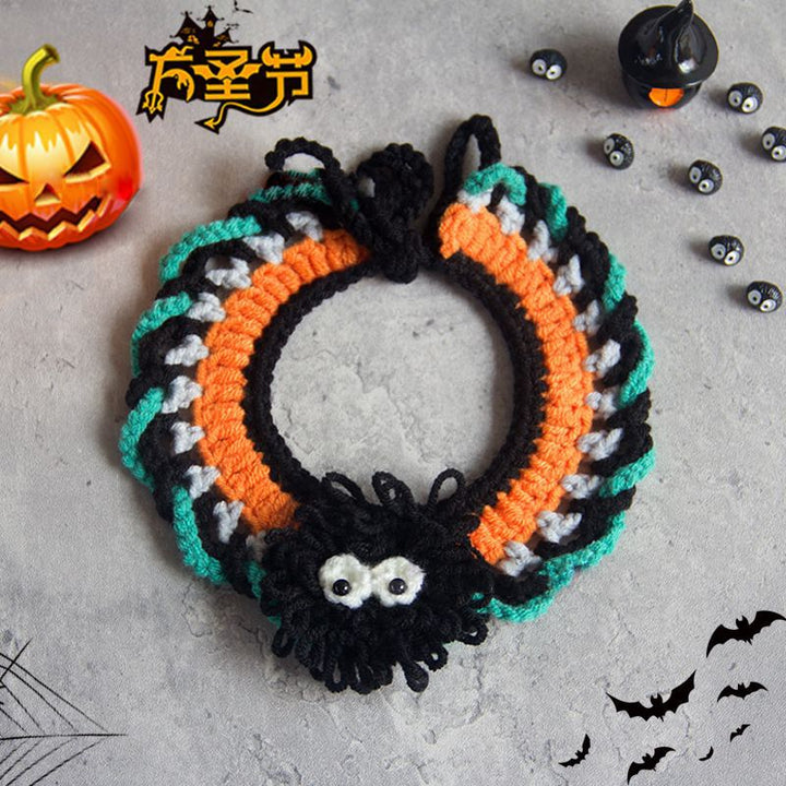 Halloween pet handmade crochet scarf bib funny costume