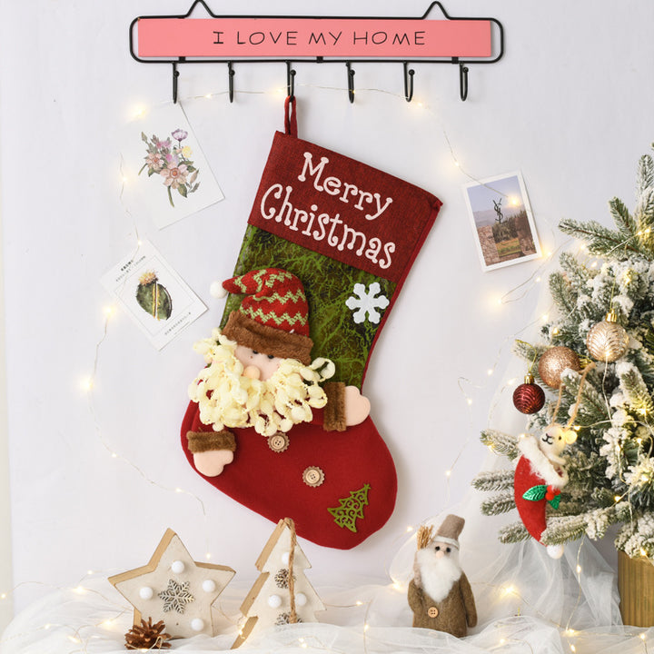 Large Christmas socks Santa Claus gifts bags