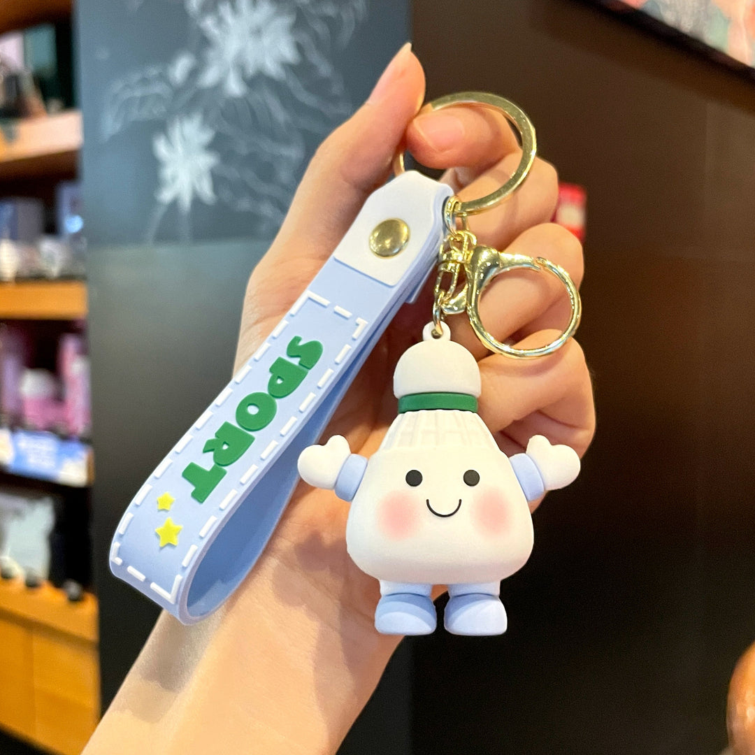 Creative Ball sports theme keychains pendants gift