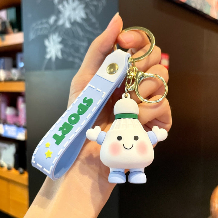 Creative Ball sports theme keychains pendants gift