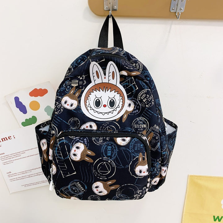 Labubu printed children's schoolbags large capacity backpack