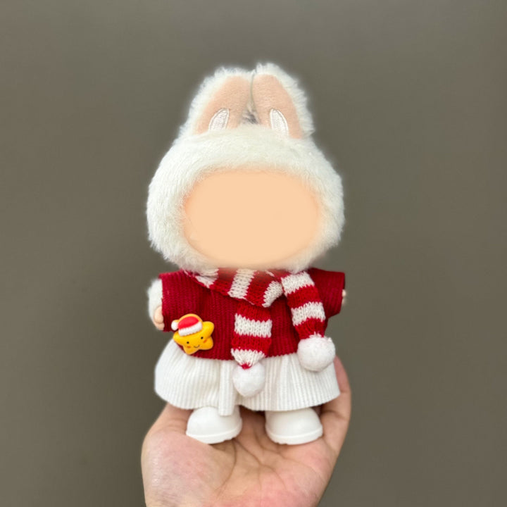 Labubu Christmas Santa clothes holiday costume