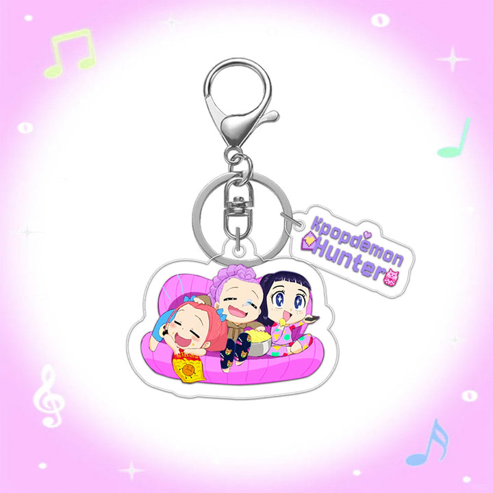 Kpop Demon Hunters acrylic mini keychain