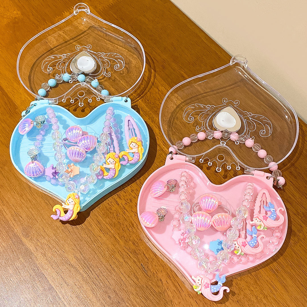 Girls Dreamy Mermaid necklace accessory set gift for friends