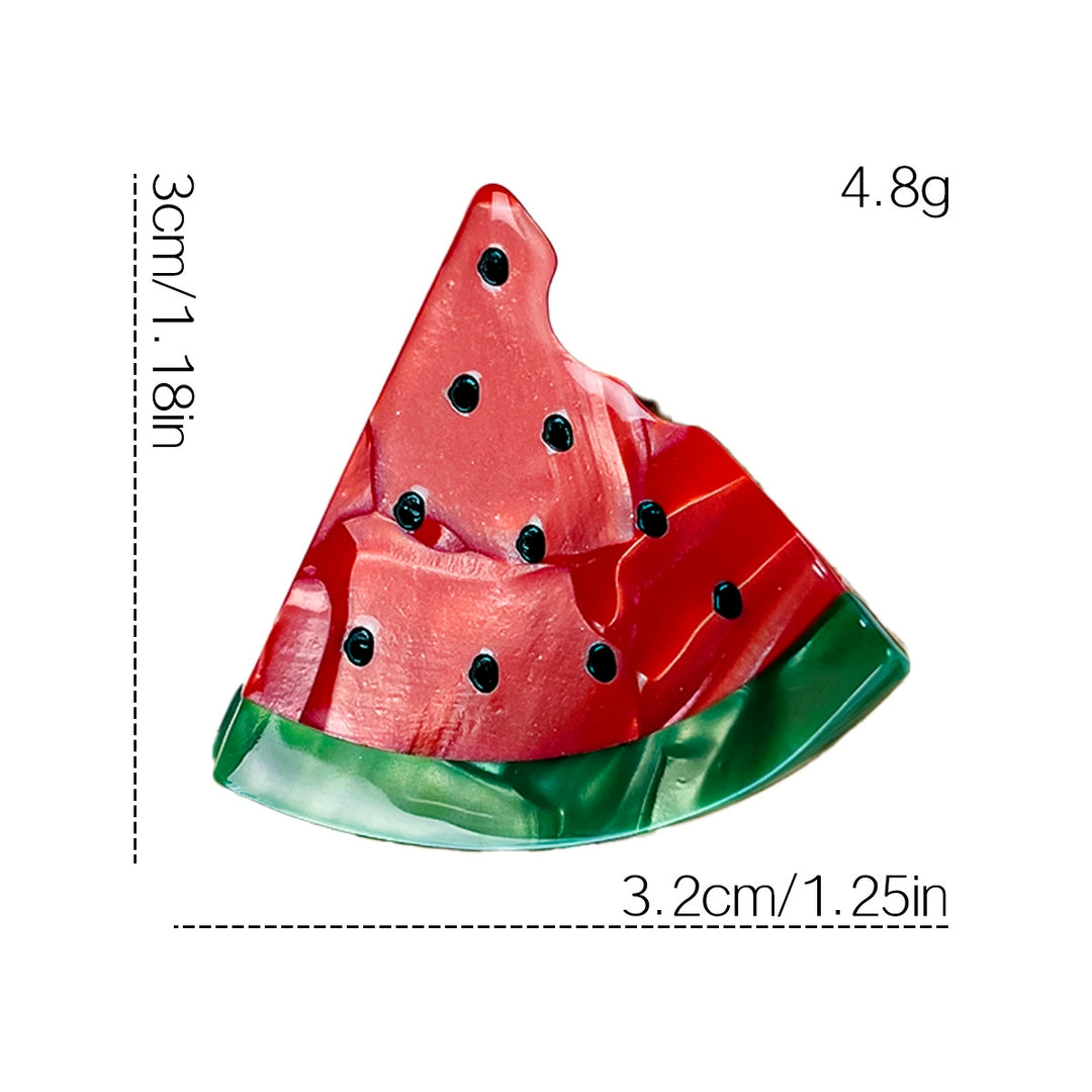 Cute fruit Mini acetate hair claw clips