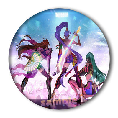 K-pop Demon Hunters Inspired Badges