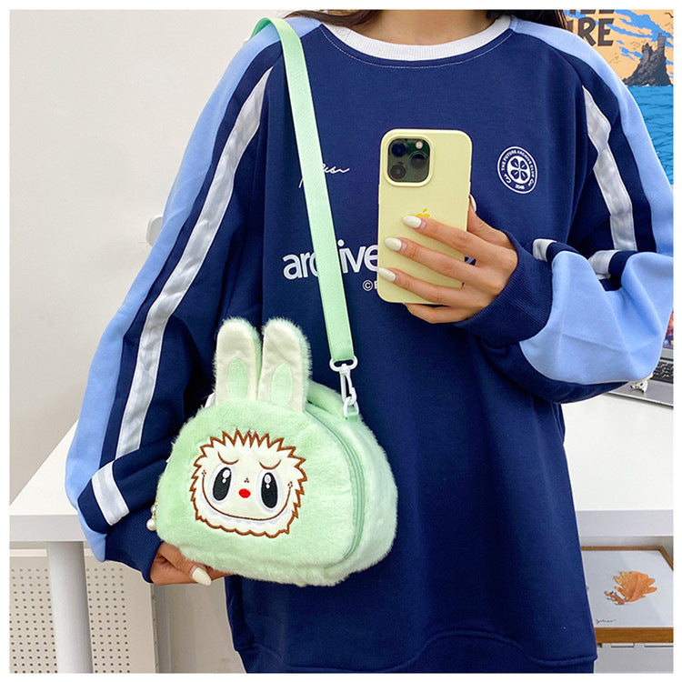 Labubu Cartoon Plush shoulder crossbody Bag