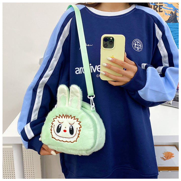 Labubu Cartoon Plush shoulder crossbody Bag