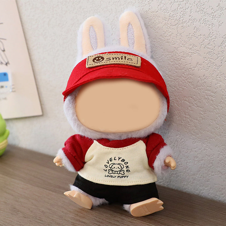 Labubu Sportswear T-shirt&Shorts Set dolls clothes