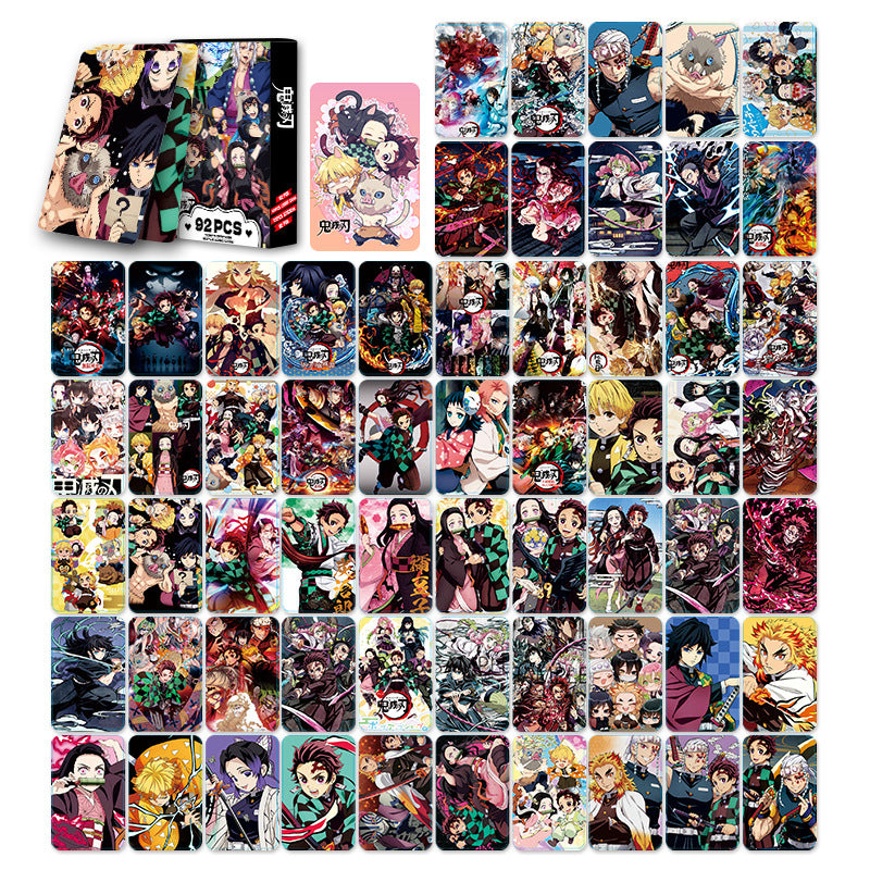 Demon Slayer 60PCS LOMO Card&32PCS Stickers set