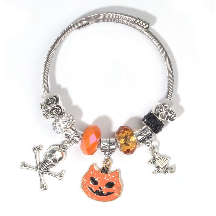 Halloween DIY beaded bracelet holiday gift