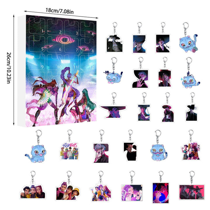 KPop Demon Hunters Acrylic keychain blind box