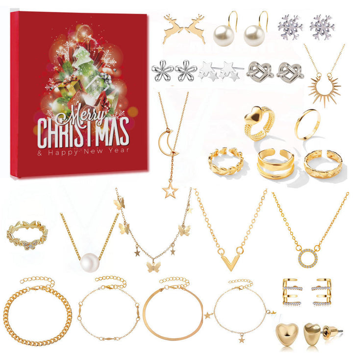 Christmas jewelry blind Box-Christmas advent Calendar Gift
