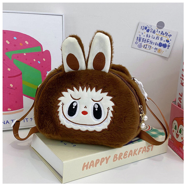Labubu Cartoon Plush shoulder crossbody Bag