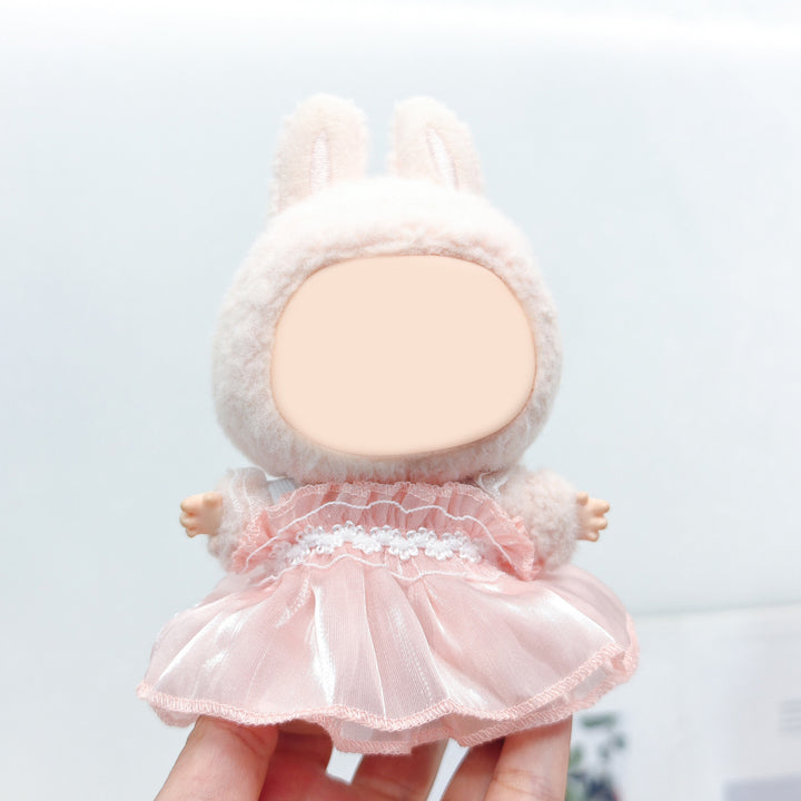 Labubu Pearlescent princess mesh dress dolls clothes