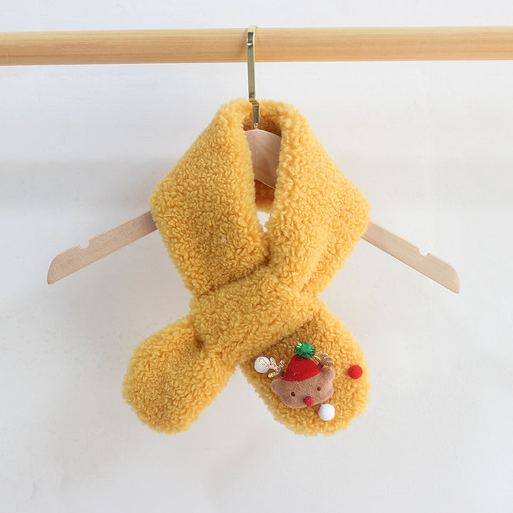 Children's Christmas fleece warm scarf xmas gifts