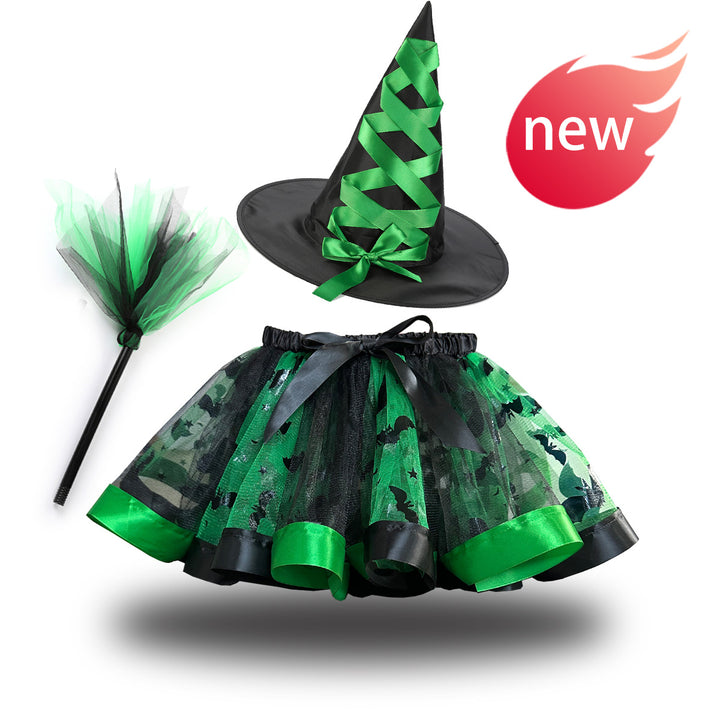 Halloween little devil mesh tutu skirt Halloween costumes