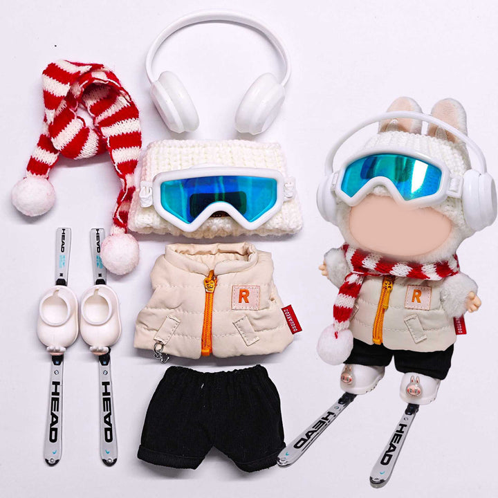 17cm dolls Winter ski goggles set doll clothes