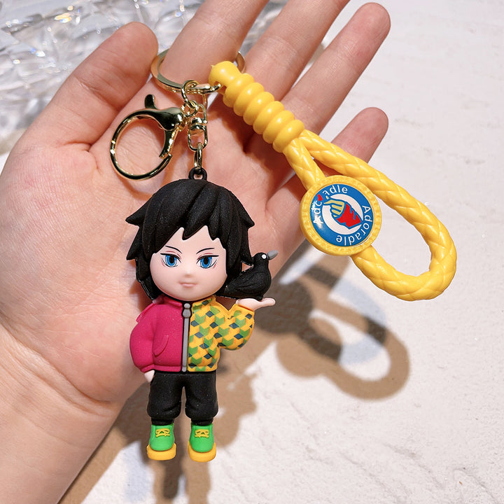 Demon Slayer: Kimetsu no Yaiba characters dress-up keychain