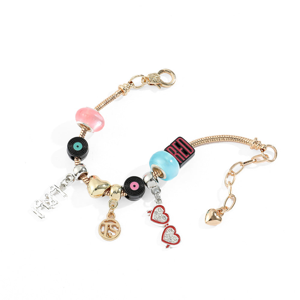 Taylor Swift inspired Beaded Bracelet for swiftie