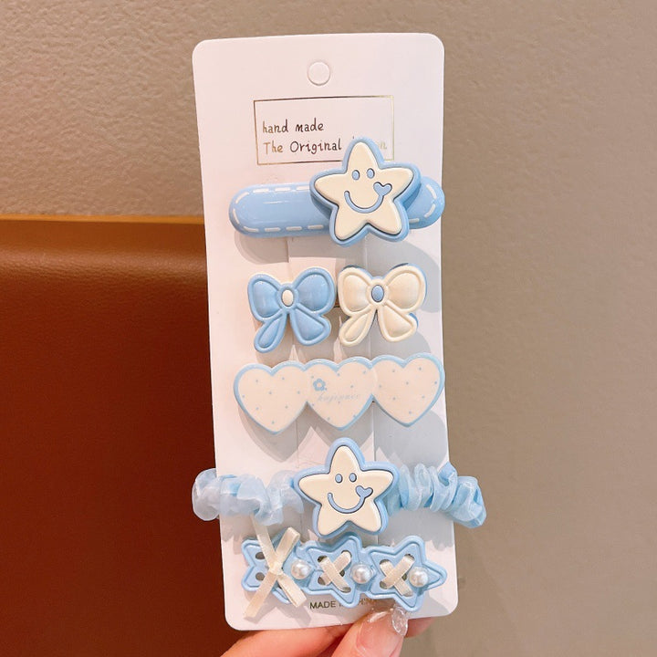 Summer fresh sweet girls hair clip sets